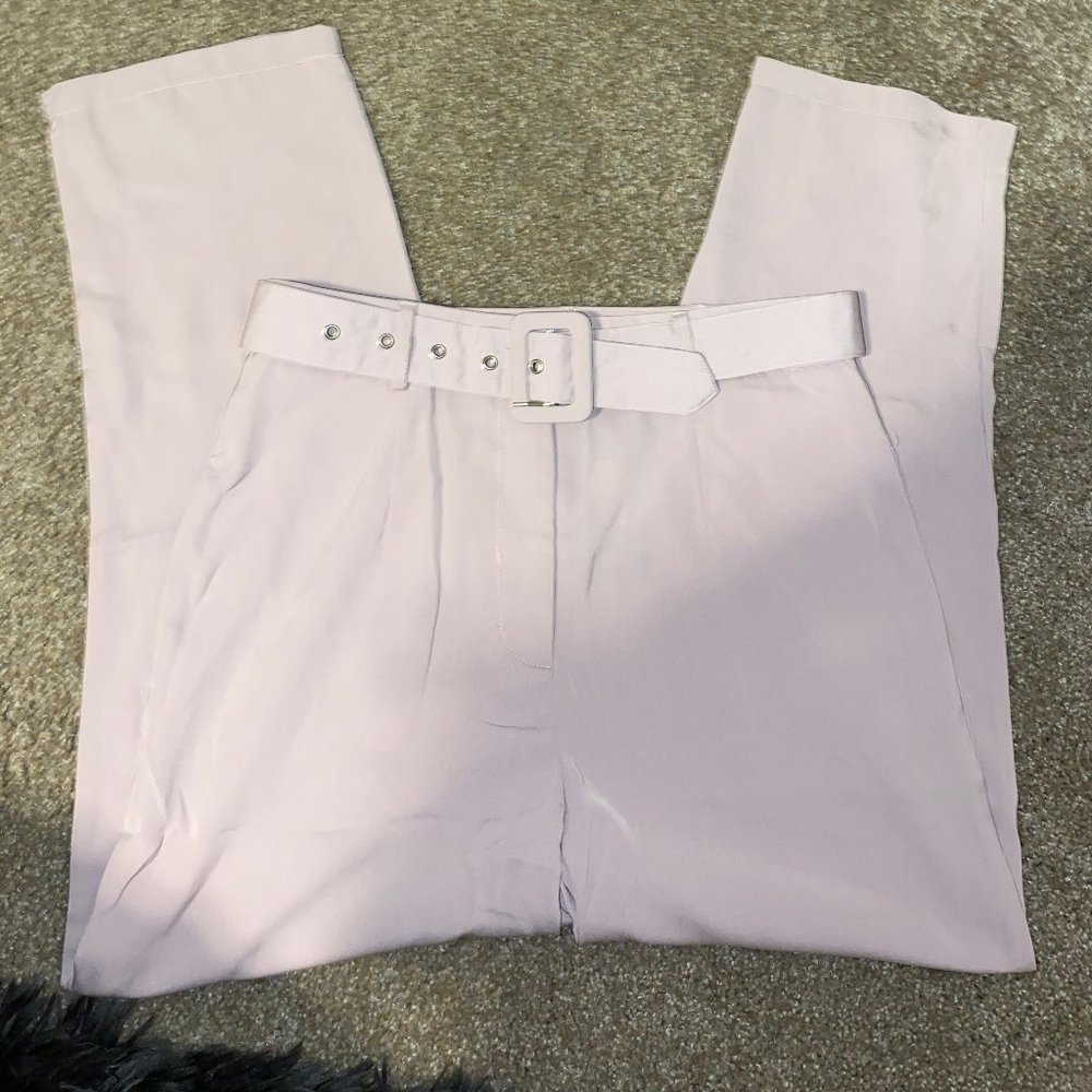 Pastel Dress Pant with Belt
